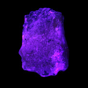 Pink Aragonite specimen from Pakistan 68*16*22mm 128.8g in UV light - Rocks and Things Store