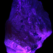 Pink Aragonite specimen from Pakistan 68*16*22mm 128.8g in UV light - Rocks and Things Store