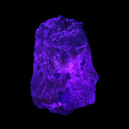 Pink Aragonite specimen from Pakistan 68*16*22mm 128.8g in UV light - Rocks and Things Store