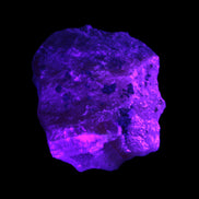 Pink Aragonite specimen from Pakistan 68*16*22mm 128.8g in UV light - Rocks and Things Store