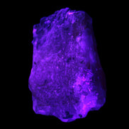 Pink Aragonite specimen from Pakistan 68*16*22mm 128.8g in UV light - Rocks and Things Store