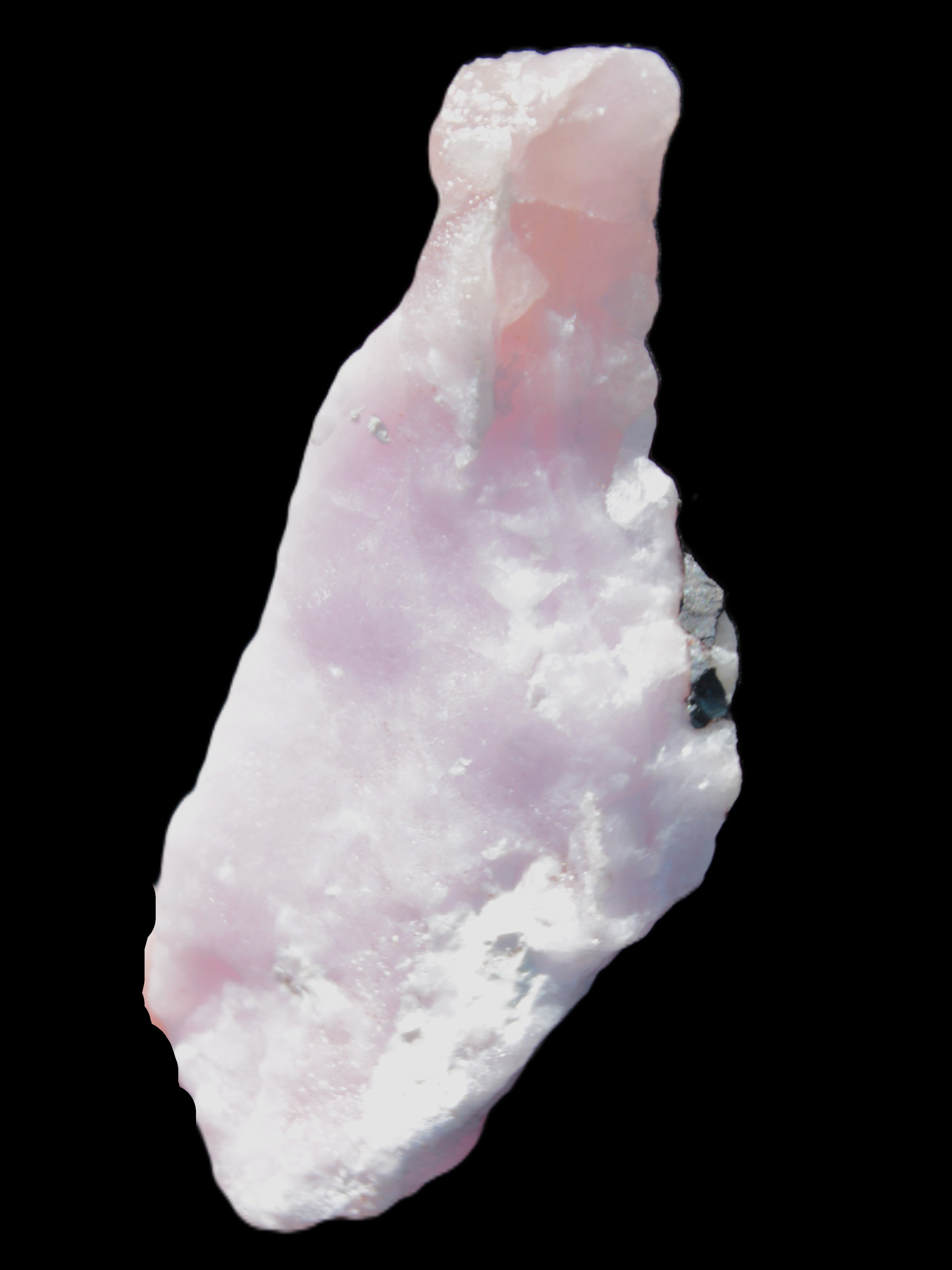 Pink Aragonite specimen 75*15*33mm 52.6g in sunlight - Rocks and Things Store