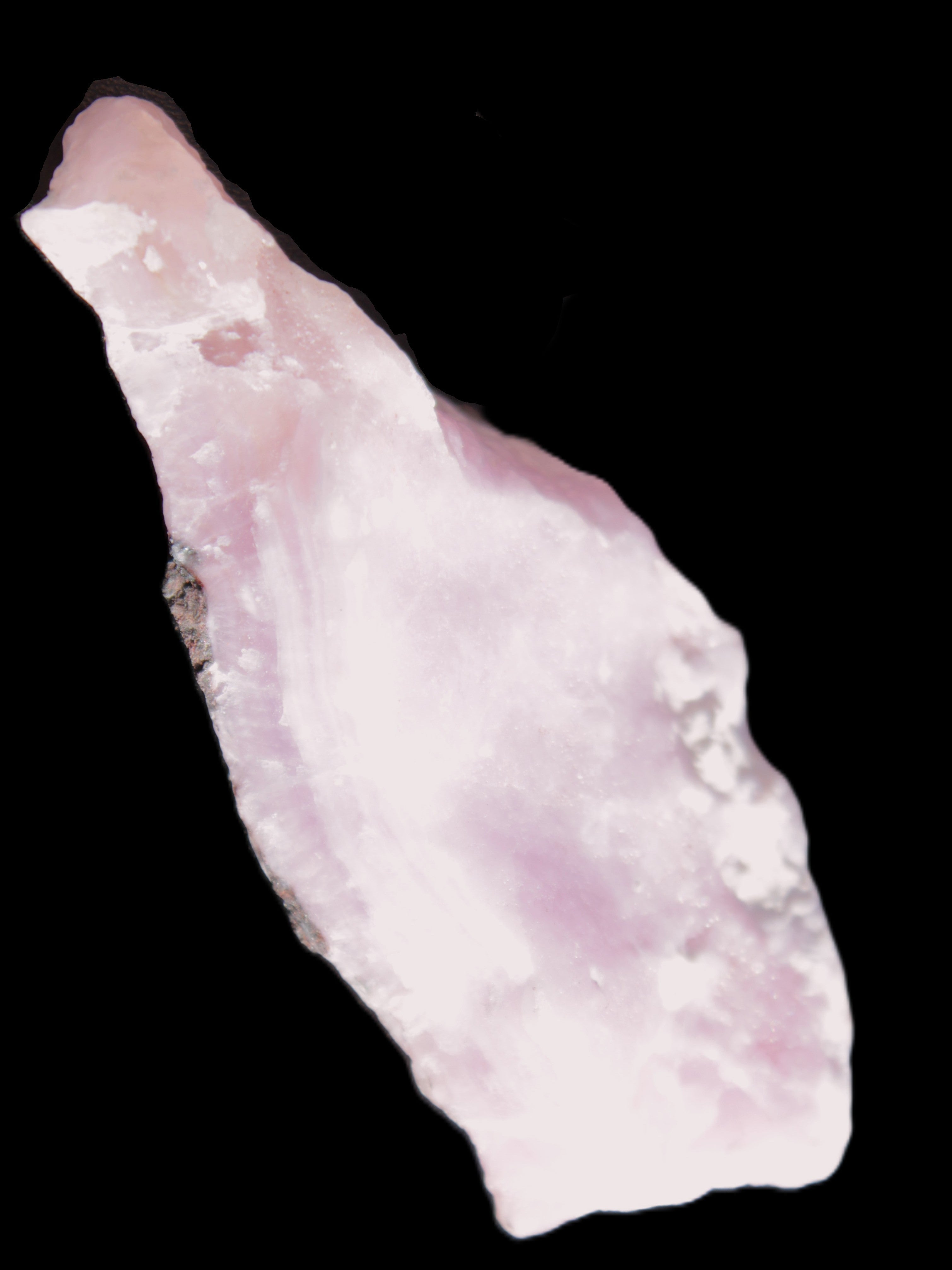 Pink Aragonite specimen 75*15*33mm 52.6g in sunlight - Rocks and Things Store