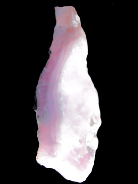 Pink Aragonite specimen 75*15*33mm 52.6g in sunlight - Rocks and Things Store