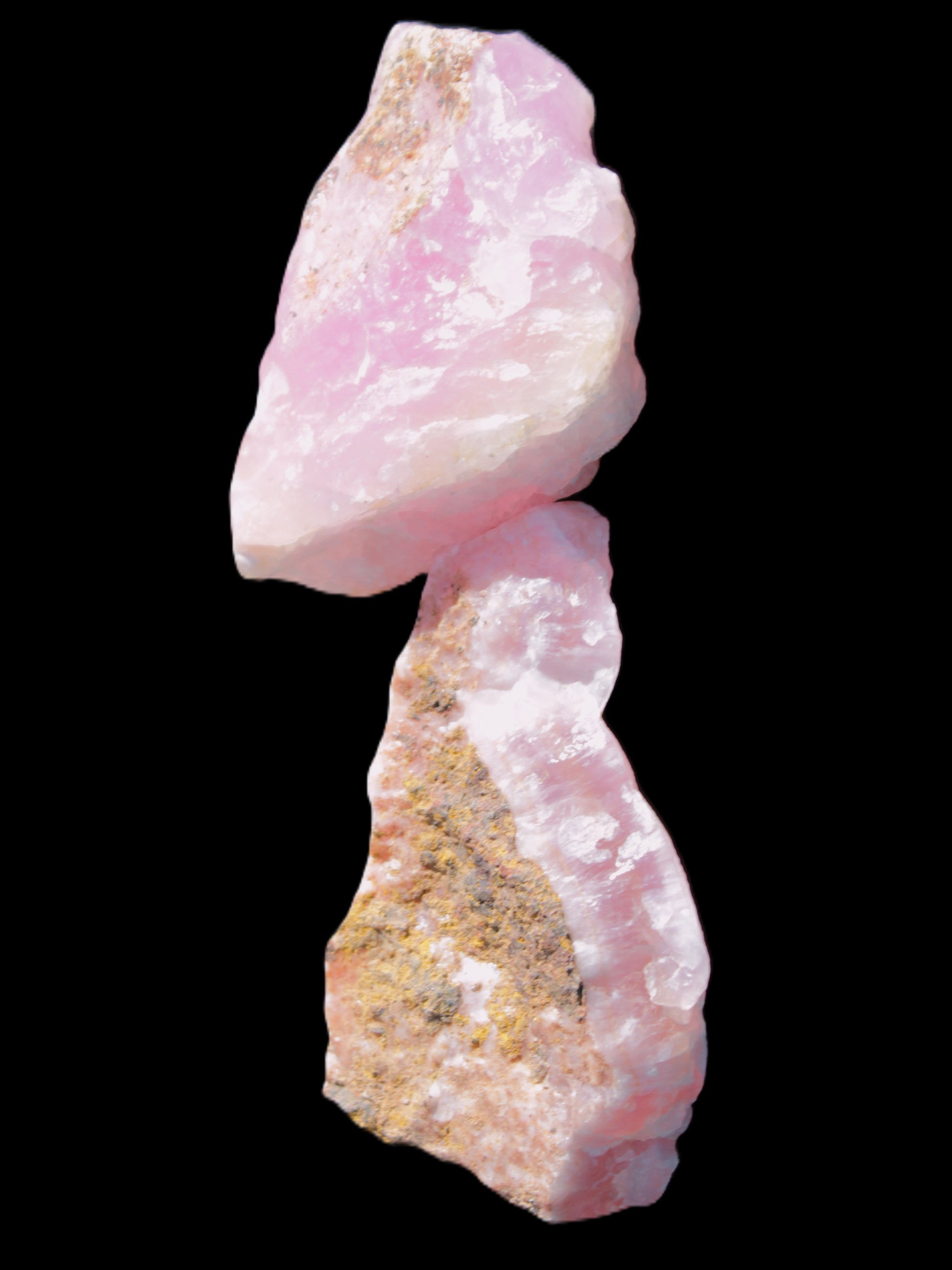 Pink Aragonite two specimens 49*16*39  / 55*12*33mm  37.8/33.2g Rocks and Things Store