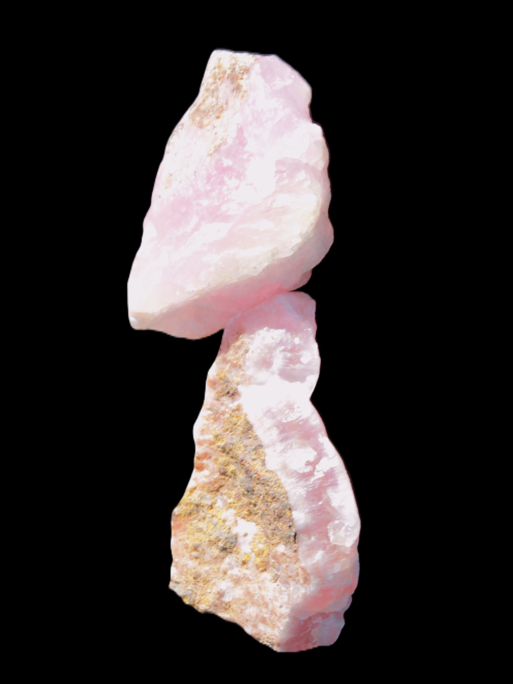 Pink Aragonite two specimens 49*16*39  / 55*12*33mm  37.8/33.2g Rocks and Things Store