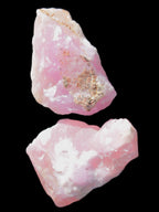 Pink Aragonite two specimens 49*16*39  / 55*12*33mm  37.8/33.2g Rocks and Things Store
