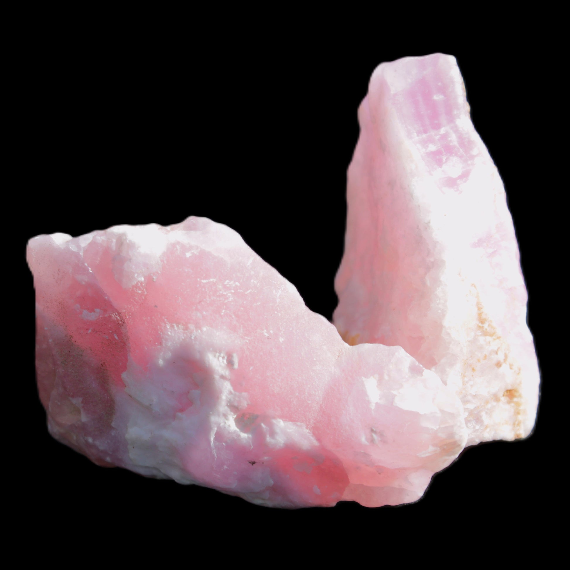 Pink Aragonite two specimens 49*16*39  / 55*12*33mm  37.8/33.2g Rocks and Things Store
