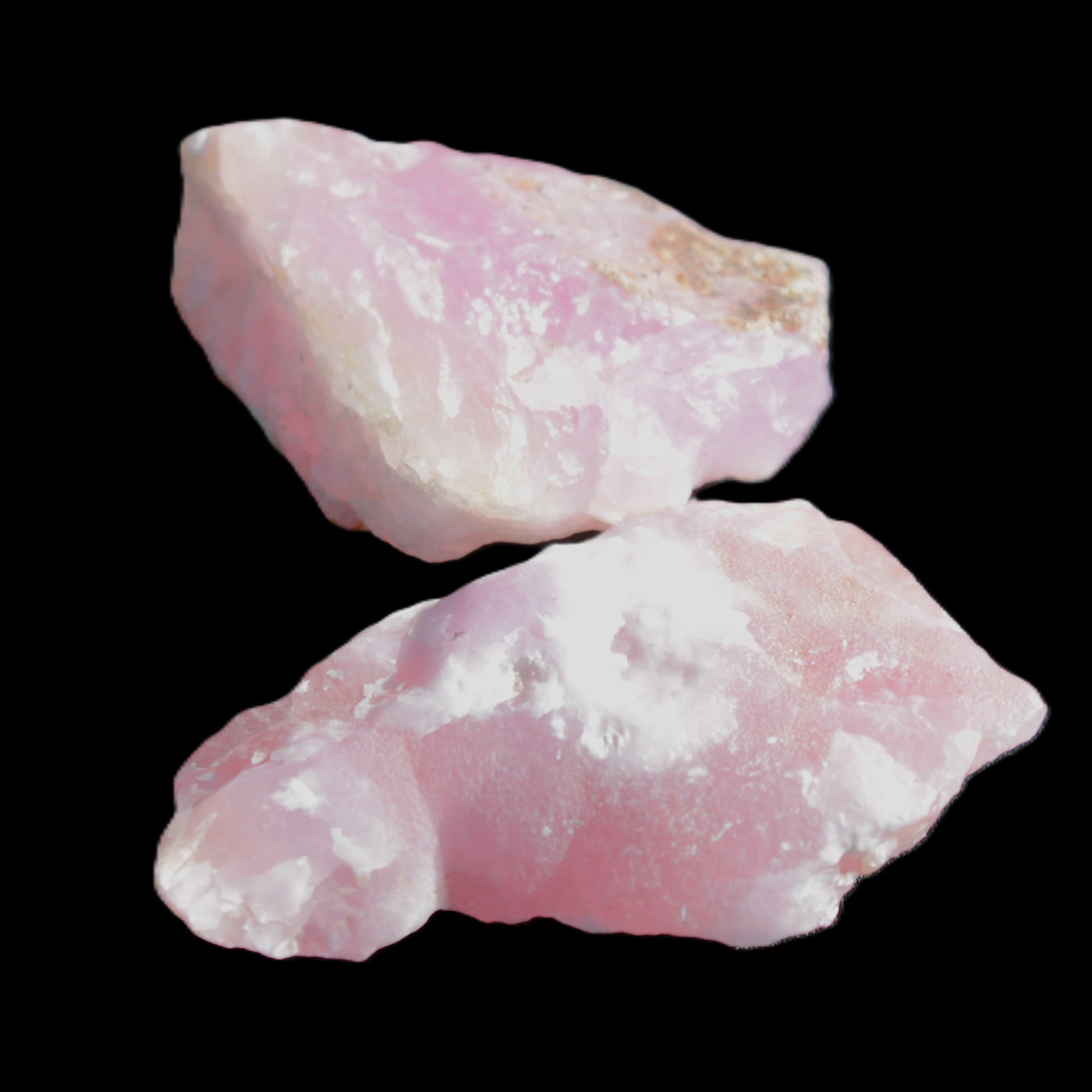 Pink Aragonite two specimens 49*16*39  / 55*12*33mm  37.8/33.2g Rocks and Things Store