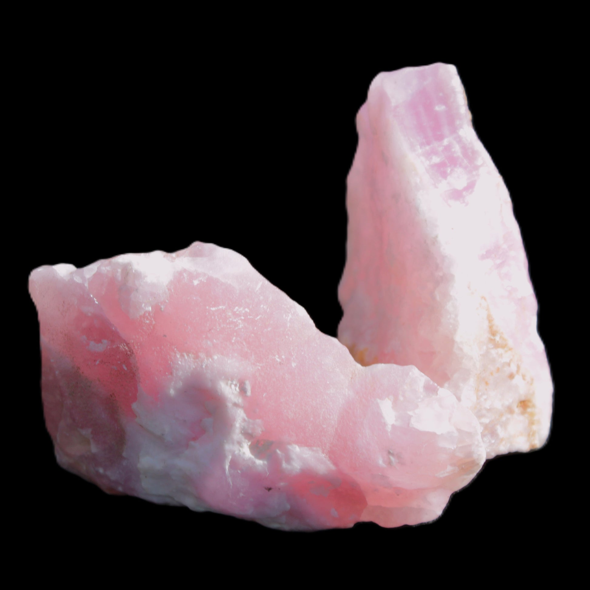 Pink Aragonite two specimens 49*16*39  / 55*12*33mm  37.8/33.2g Rocks and Things Store