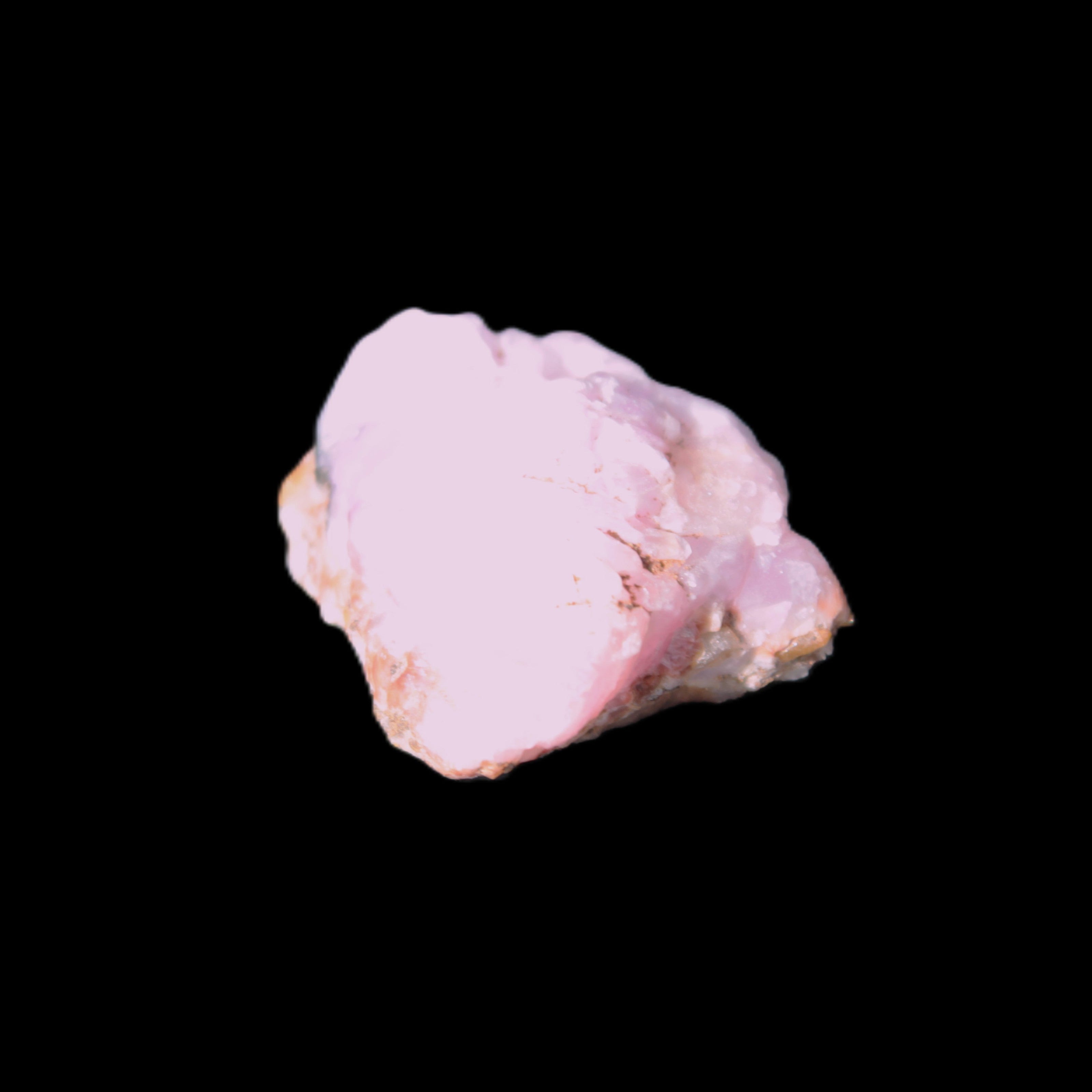 Pink Aragonite specimen 29*13*15mm 13.1g in bright sunlight