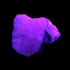 Pink Aragonite specimen from Pakistan 12-21g in UV light Rocks and Things Store