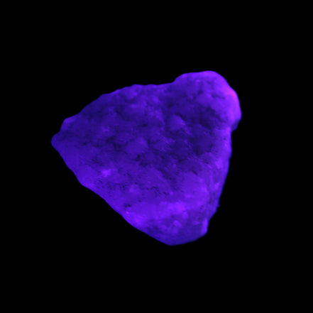 Pink Aragonite specimen 32*15*29mm 21.7g in UV light - Rocks and Things Store