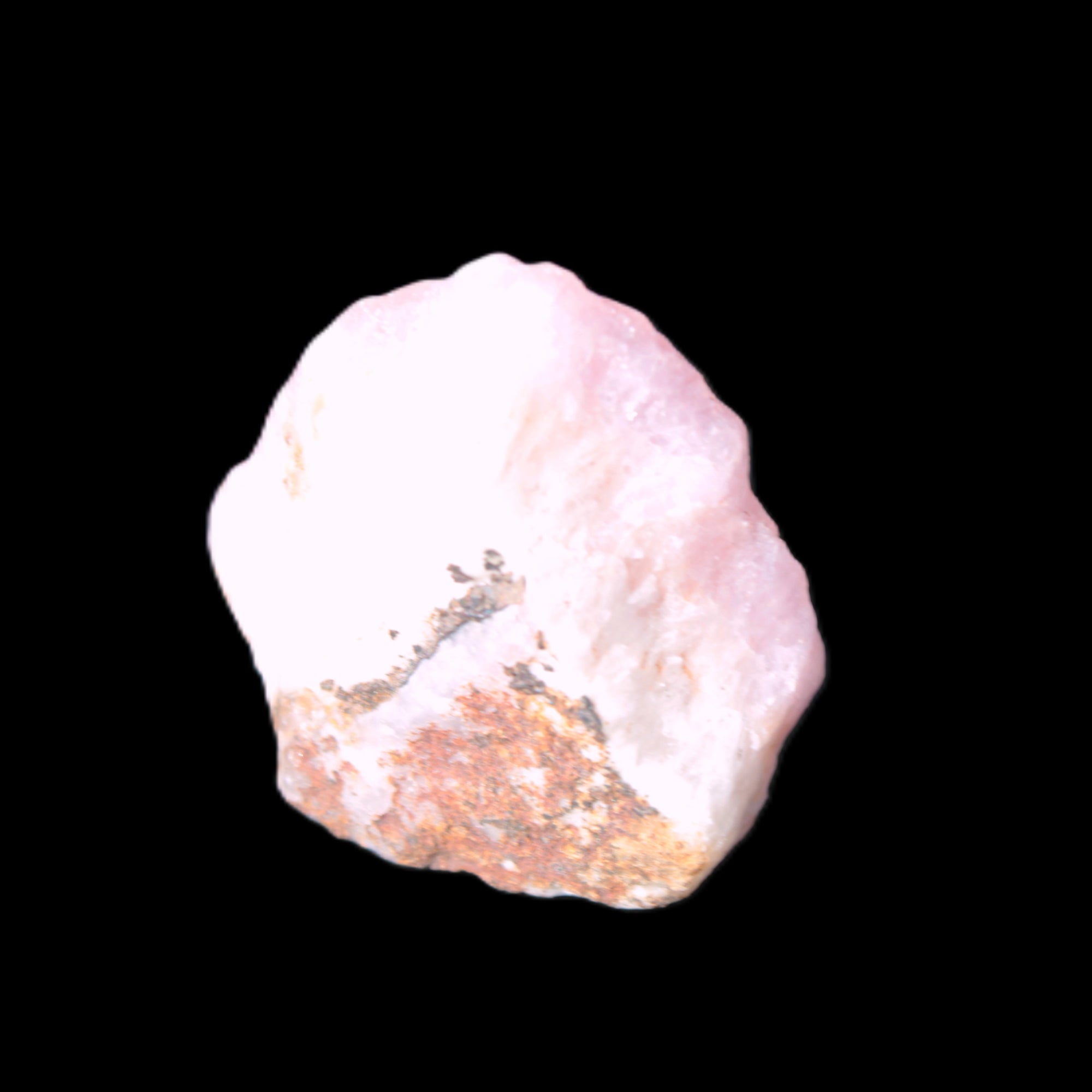 Pink Aragonite specimen 32*15*29mm 21.7g in bright sunlight - Rocks and Things Store