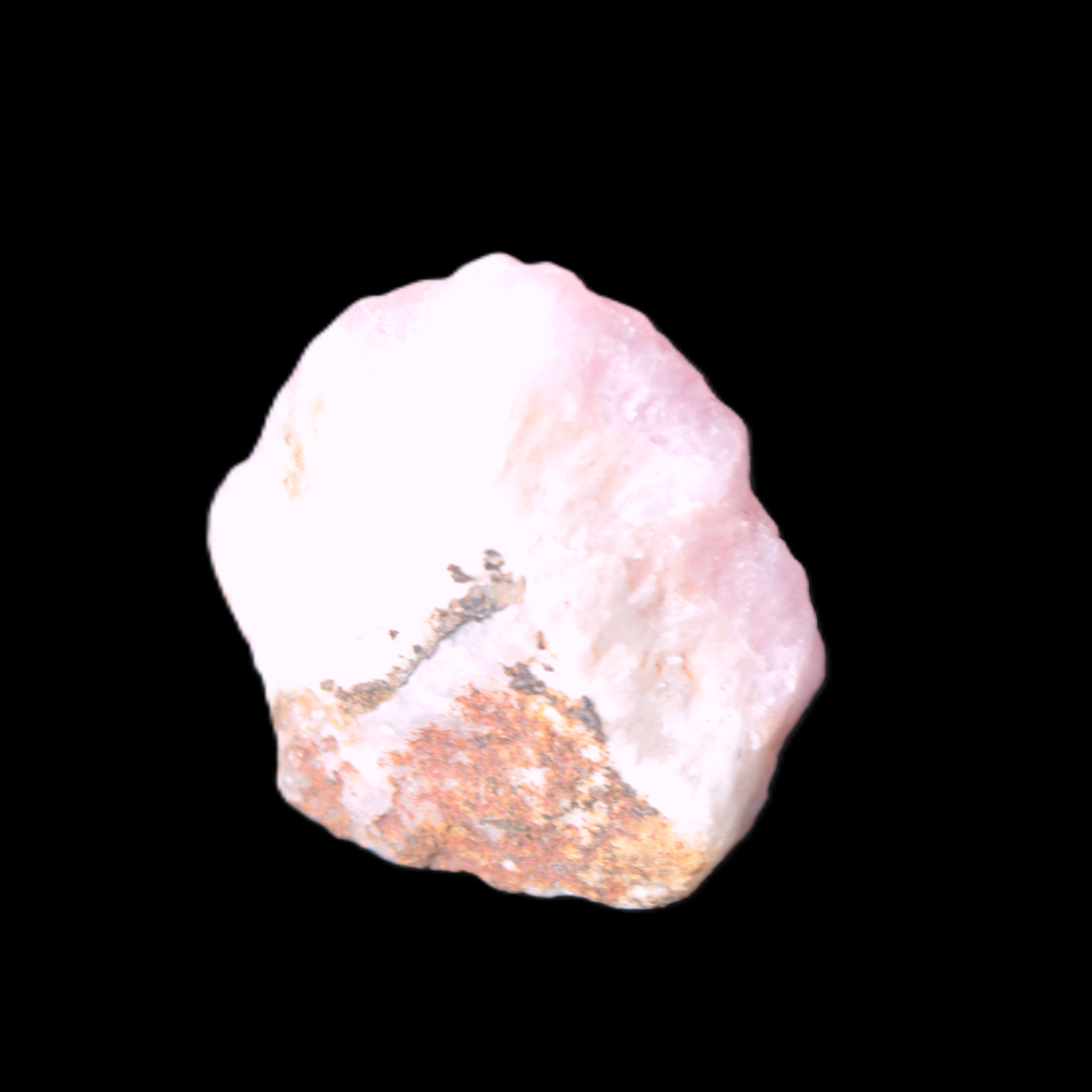 Pink Aragonite specimen 32*15*29mm 21.7g in bright sunlight - Rocks and Things Store