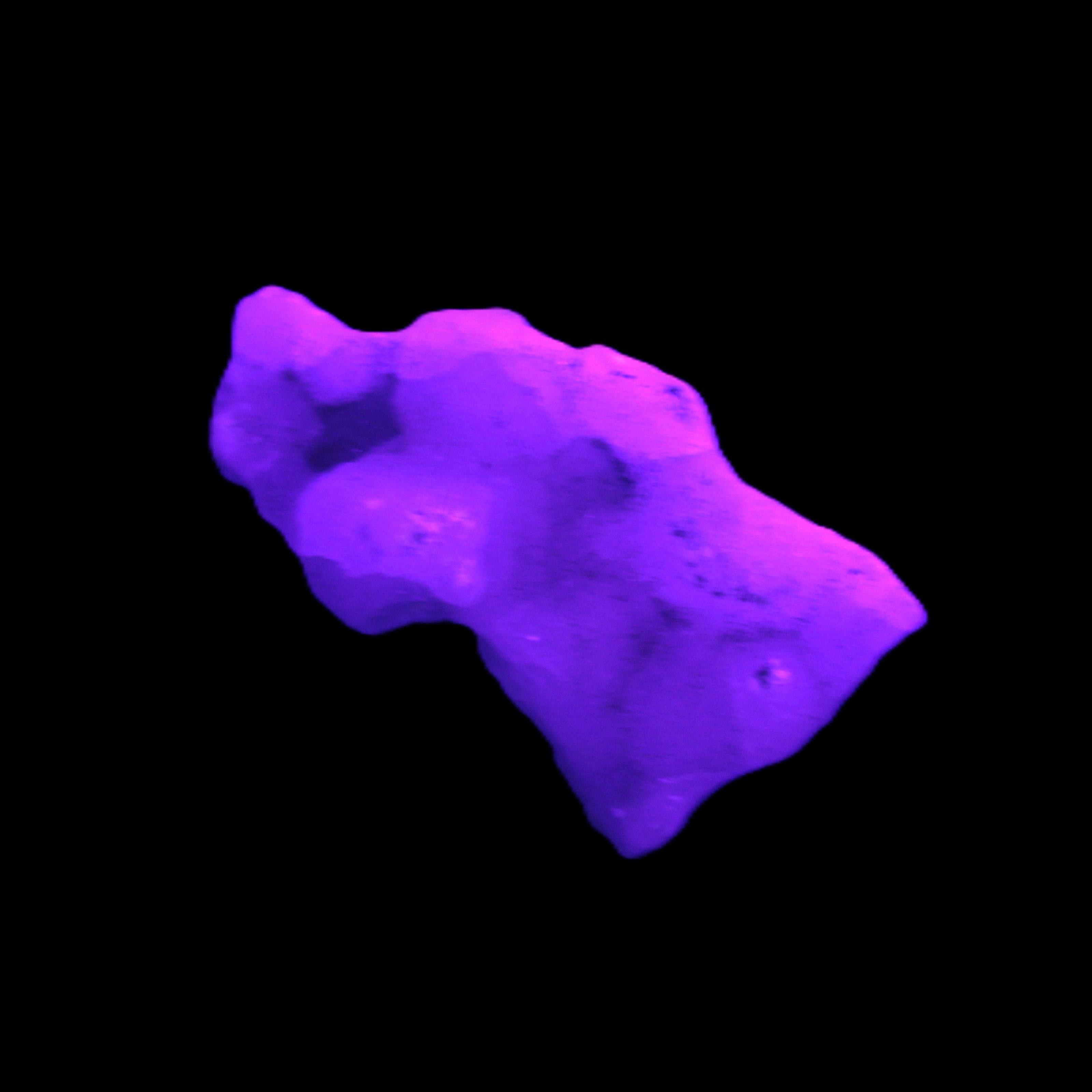 Pink Aragonite specimen 35*19*20mm 12.5g in  UV light - Rocks and Things Store