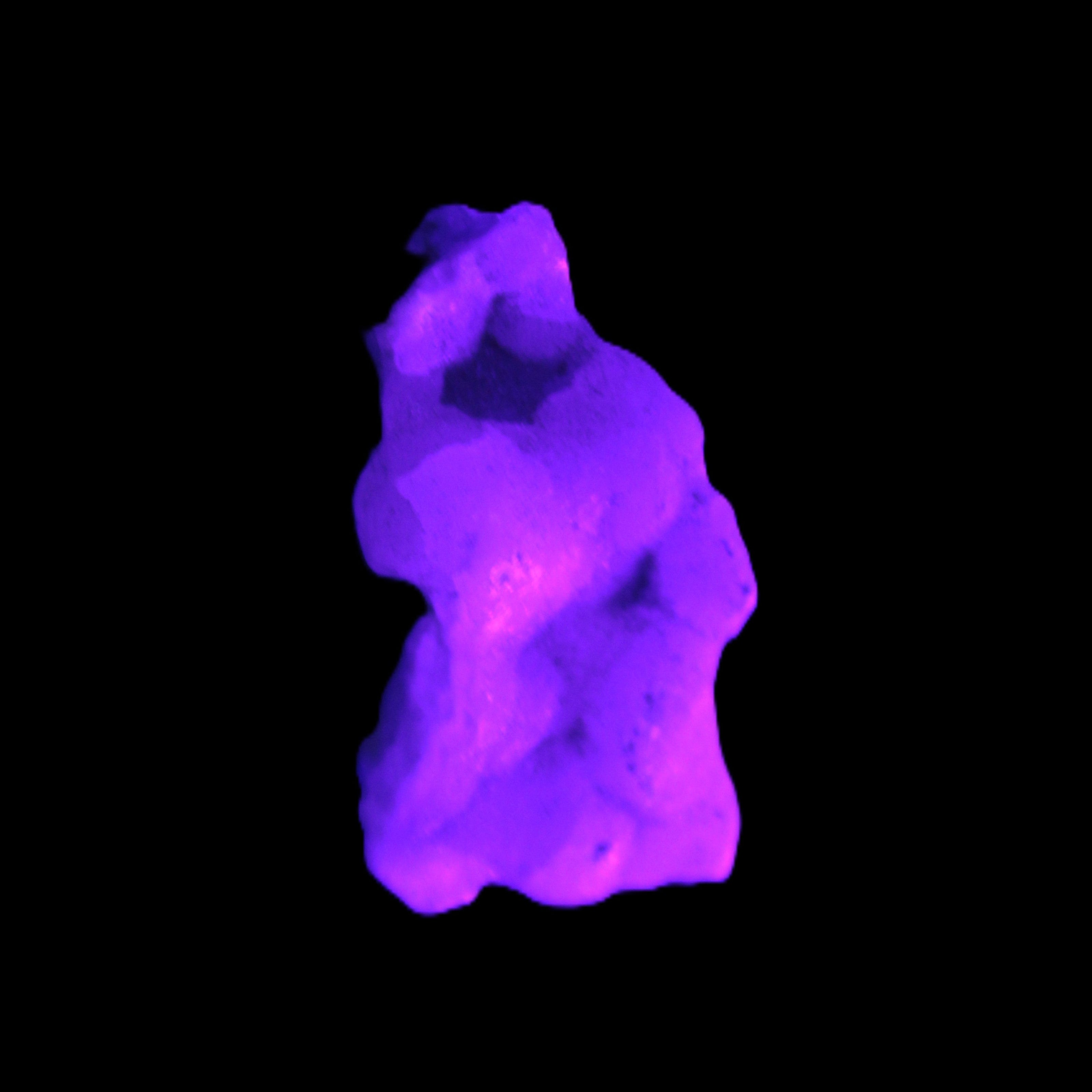 Pink Aragonite specimen 35*19*20mm 12.5g in  UV light - Rocks and Things Store