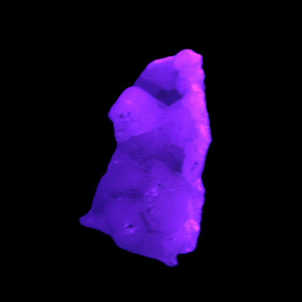 Pink Aragonite specimen 35*19*20mm 12.5g in  UV light