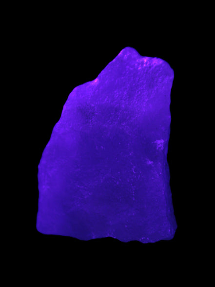 Pink Aragonite specimen on Ironstone matrix  in UV light - 43*24*35mm 40g