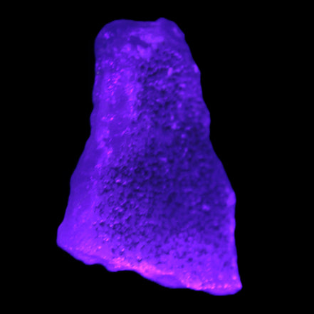 Pink Aragonite specimen on Ironstone matrix  in UV light - 43*24*35mm 40g