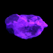 Pink Aragonite specimen from Pakistan 44*13*30mm 21.1g in UV light - Rocks and Things Store