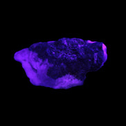 Pink Aragonite specimen from Pakistan 44*13*30mm 21.1g in UV light - Rocks and Things Store