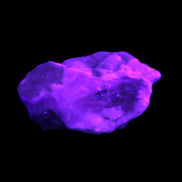 Pink Aragonite specimen from Pakistan 44*13*30mm 21.1g in UV light - Rocks and Things Store