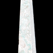 Caribbean Calcite obelisk 83*59*375mm 3089g Rocks and Things Store