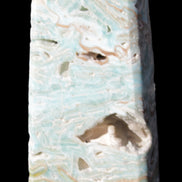 Caribbean Calcite Blue Aragonite obelisk 44*31*112mm 270g Rocks and Things Store