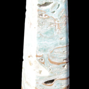 Caribbean Calcite Blue Aragonite obelisk 44*31*112mm 270g Rocks and Things Store