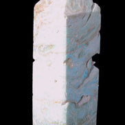 Caribbean Calcite Blue Aragonite obelisk 33*33*107mm 263g Rocks and Things Store