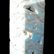 Caribbean Calcite Blue Aragonite obelisk 33*33*107mm 263g Rocks and Things Store