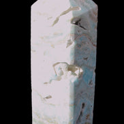 Caribbean Calcite Blue Aragonite obelisk 33*33*107mm 263g Rocks and Things Store