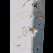 Caribbean Calcite Blue Aragonite obelisk 33*33*107mm 263g Rocks and Things Store