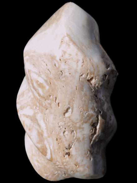 Caribbean Calcite flame 58*115mm 538g Rocks and Things Store
