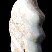 Caribbean Calcite flame 58*115mm 538g Rocks and Things Store