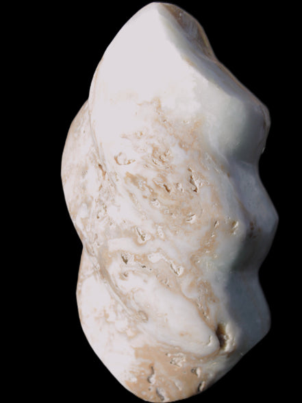 Caribbean Calcite flame 58*115mm 538g Rocks and Things Store