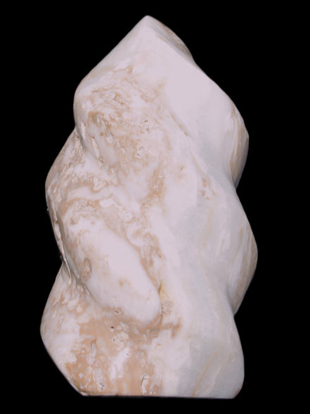 Caribbean Calcite flame 58*115mm 538g Rocks and Things Store
