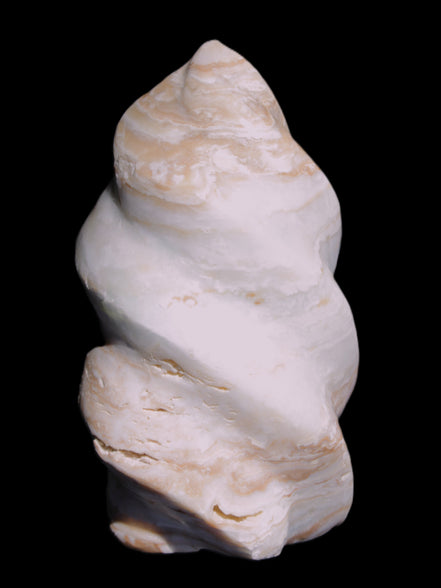Caribbean Calcite flame 55*108mm 404.7g Rocks and Things Store