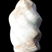 Caribbean Calcite flame 55*108mm 404.7g Rocks and Things Store