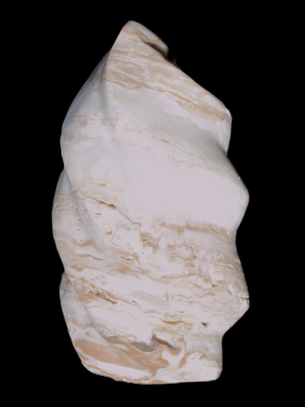 Caribbean Calcite flame 55*108mm 404.7g Rocks and Things Store