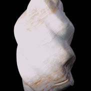 Caribbean Calcite flame 55*108mm 404.7g Rocks and Things Store