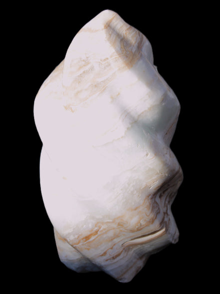 Caribbean Calcite flame 55*108mm 404.7g Rocks and Things Store