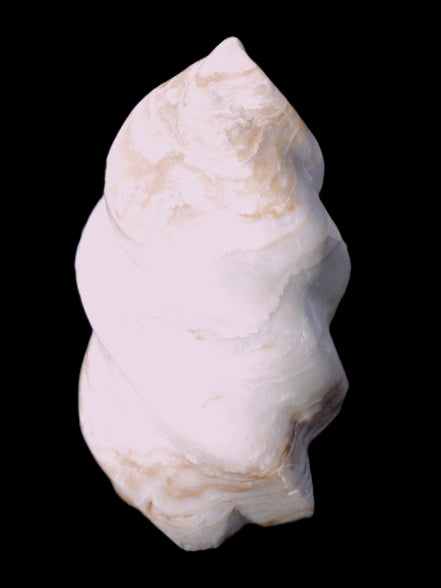 Caribbean Calcite flame 55*108mm 404.7g Rocks and Things Store