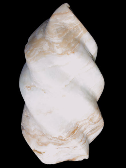 Caribbean Calcite flame 55*108mm 404.7g Rocks and Things Store