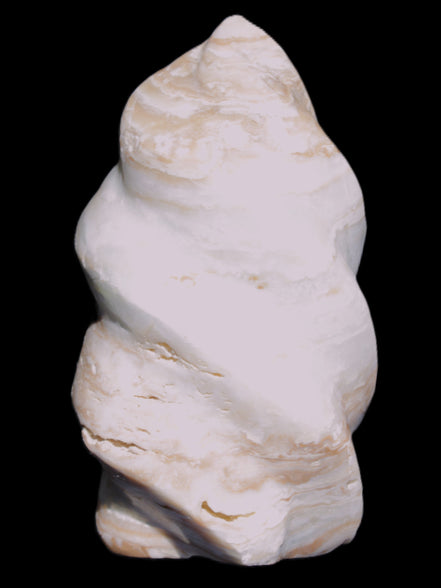 Caribbean Calcite flame 55*108mm 404.7g Rocks and Things Store