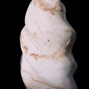 Caribbean Calcite flame 55*117mm 449.7g Rocks and Things Store