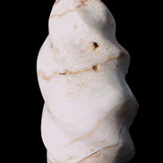 Caribbean Calcite flame 55*117mm 449.7g Rocks and Things Store