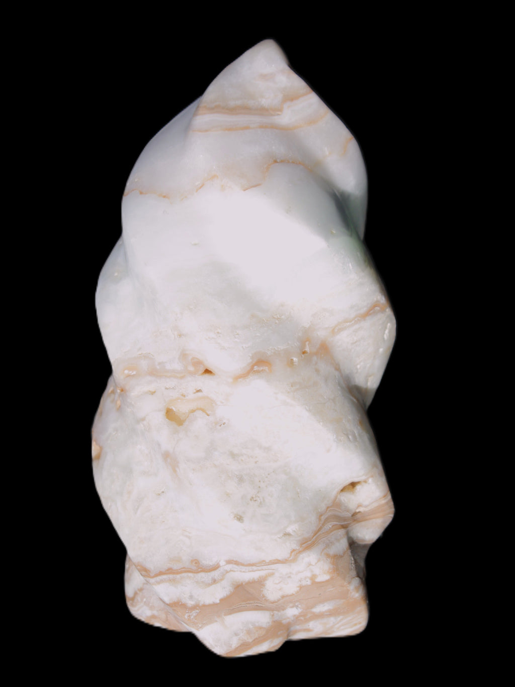 Caribbean Calcite flame 49*105mm 384g Rocks and Things Store