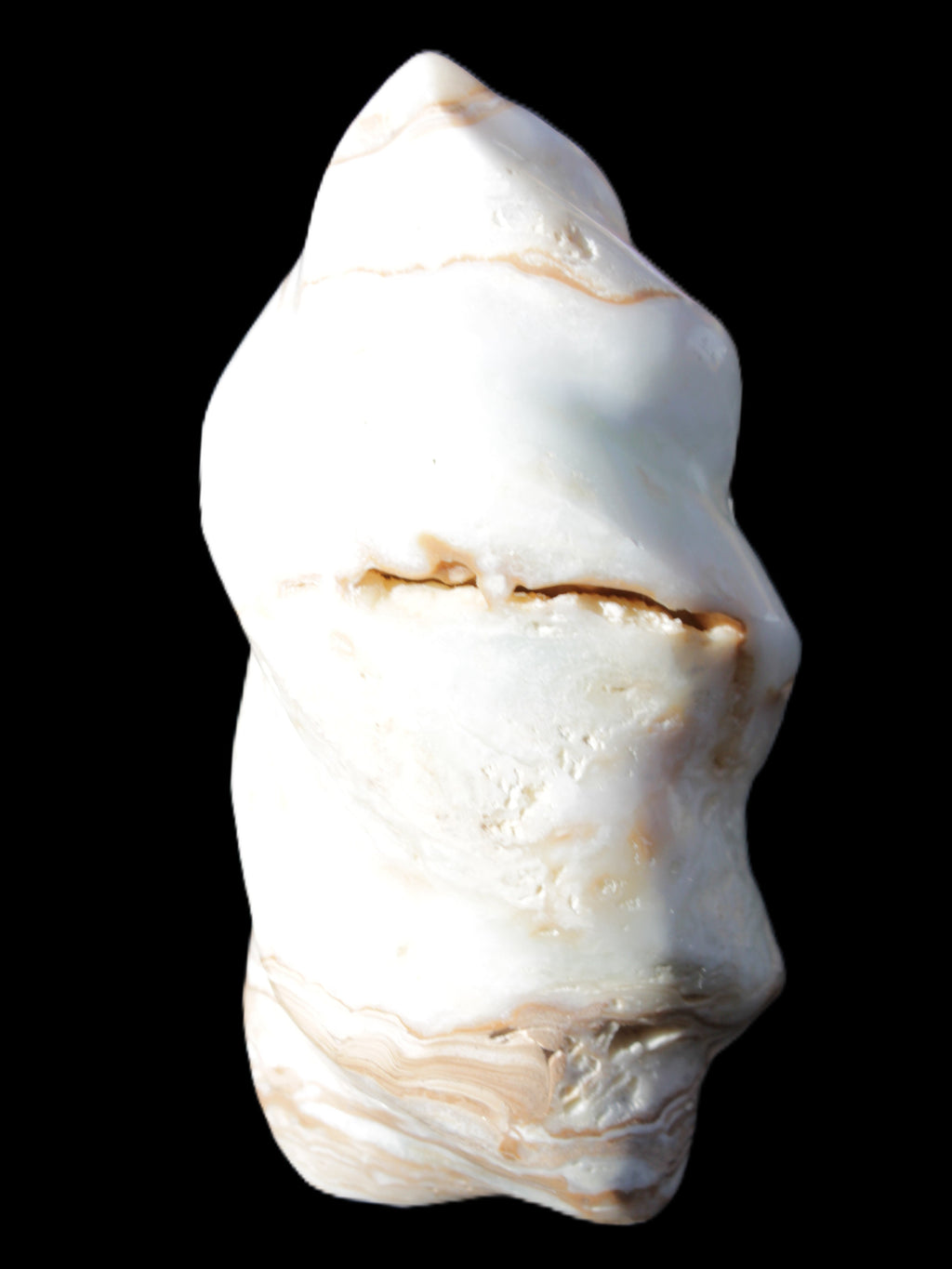 Caribbean Calcite flame 49*105mm 384g Rocks and Things Store